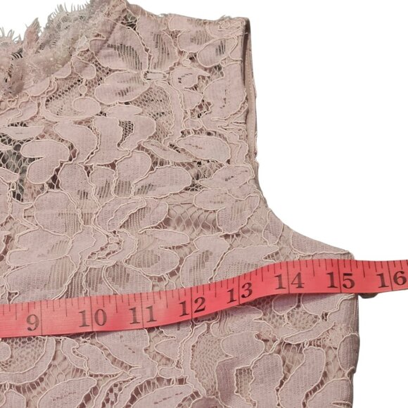 NWT Pink Lace Cocktail Dress Small - Picture 11 of 12